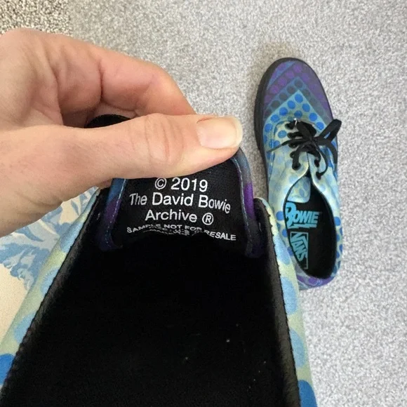 Vans David Bowie Space Oddity lace up ombré polka dot shoes - Picture 8 of 11